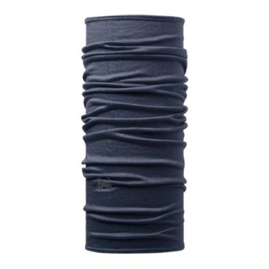 Szalik Buff Solid Denim, wełna merino