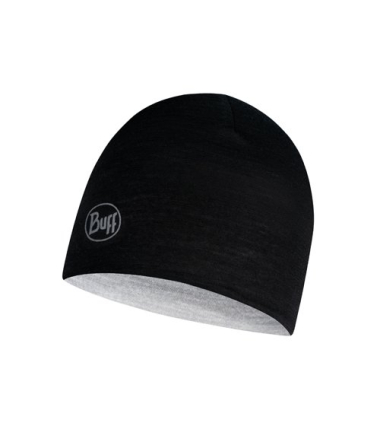 Czapka dziecięca Buff Merino Revers Hat Black