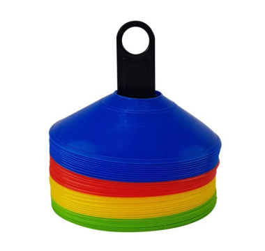 Stożki treningowe ze stojakiem Tunturi Agility Cone Set, 40 szt.