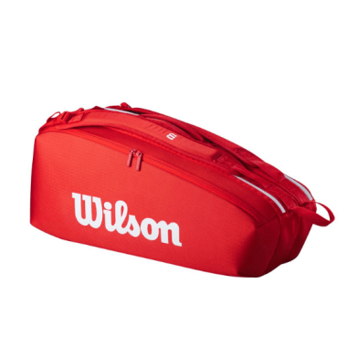 Torba tenisowa WILSON SUPER TOUR Czerwona 6PK