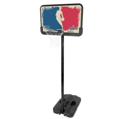 Przenośna obręcz do koszykówki Spalding NBA Logoman