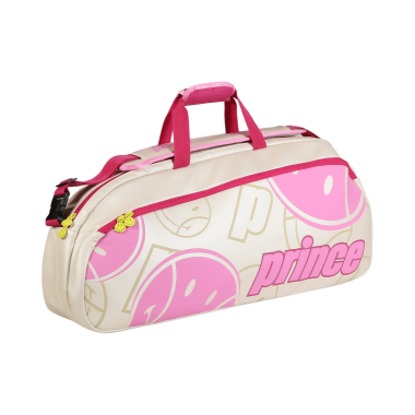 Torba tenisowa Tour 1 przegroda X Smiley różowa Prince