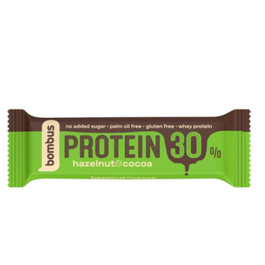 BATON ENERGETYCZNY BOMBUS PROTEIN 30% Hazelnut& Cocoa 50g