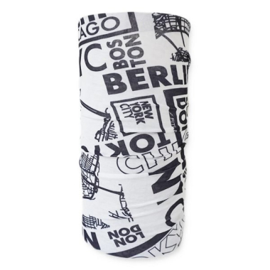 Wielofunkcyjna chusta Multi Scarf 6 Major BLK Print Fitletic