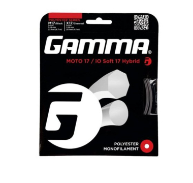 Struny do rakiet tenisowych Gamma Moto/iO Soft Hybrid, 24,4 m, 2 szt.