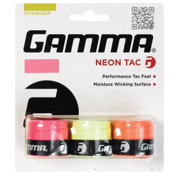 Gamma NEON TAC Overgrips - 3 szt.