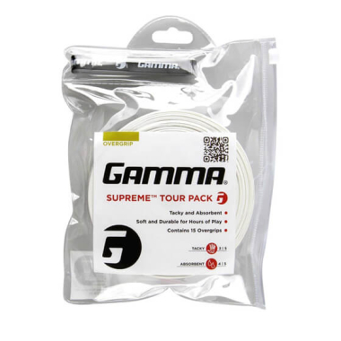 Gamma SUPREME Overgrips 15 szt.