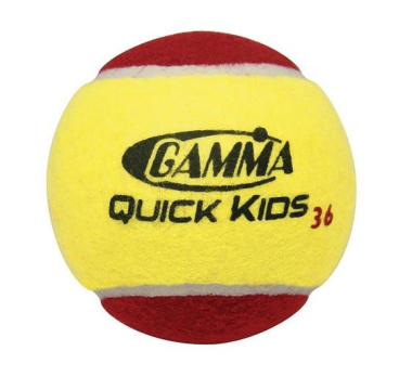Piłki tenisowe dla dzieci Gamma tennisball Quick Kids (etap 3), 3 szt.
