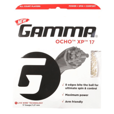 Struna tenisowa Gamma Ocho XP 12,2 m zestaw 17 (1,27 mm)