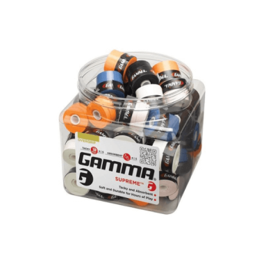 Owijka tenisowa Gamma SUPREME 1 szt, różne kolory