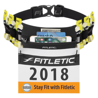 Pas biodrowy do biegania z mocowaniem numeru startowego Fitletic ULTIMATE I