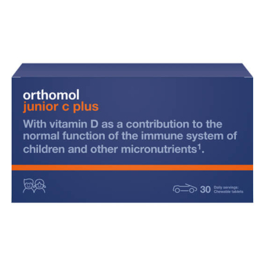 SUPLEMENT DIETY Orthomol ® JUNIOR PLUS C N30 (POMARAŃCZOWY)