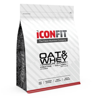 BIAŁKO W PROSZKU ICONFIT OAT & WHEY Pro Gainer, 1,4 KG (różne smaki)