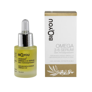 Naturalny OMEGA 3-6 Serum, środek przeciwdepresyjny skóry Bio2you, 15 ml