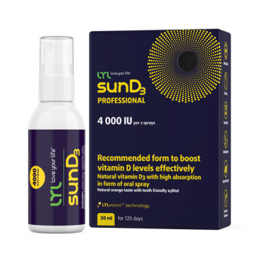 LYL sunD3 PROFESSIONAL 4 000 IU, spray, 50 ml