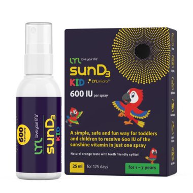 LYL sunD3 KID 600 IU, spray, 25 ml