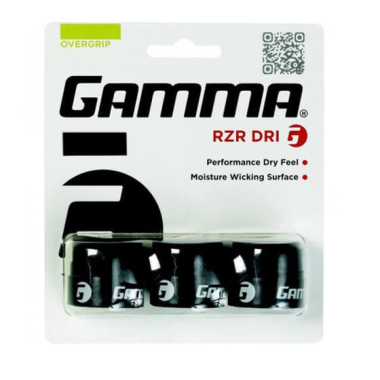 STRÓJ tenisowy Gamma RZR DRI, 3 GAB., czarny