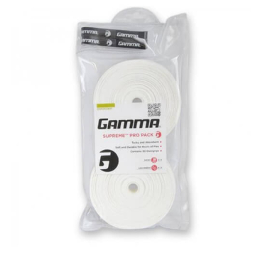 GAMMA SUPREME OVERGRIPS 30 GAB, BIAŁY