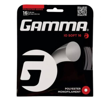 Sznurki tenisowe Gamma IO Soft Set 16