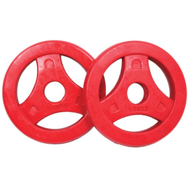 Talerze do sztangi Tunturi AEROBIC PLATES, Ø30cm (0.5-10kg)