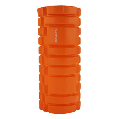 Wałek do jogi YOGA FOAM GRID ROLLER, 33 cm, pomarańczowy Tunturi