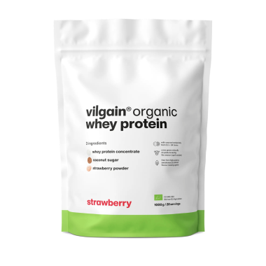 Organic Whey Protein odżywka białkowa, różne smaki, 1 kg, Vilgain