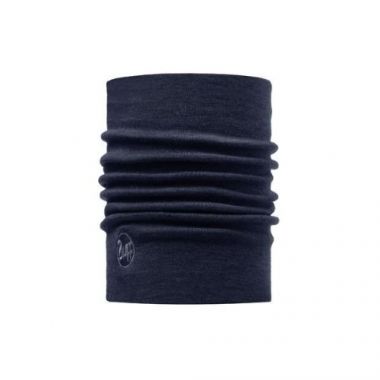 Szalik Buff Solid Denim, wełna merino