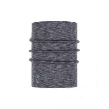 Szalik Buff Fog Grey Multi Stripes, wełna merino