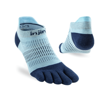 Damskie skarpety Run Lightweight No-Show Heron, M/L 40.5 - 44.5 Injinji