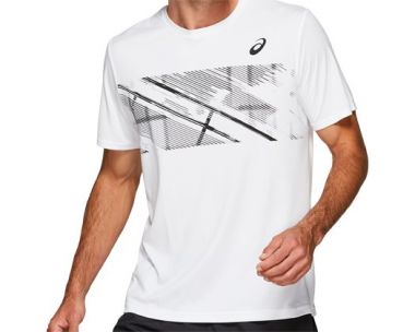 KOSZULKA TENISOWA Z NADRUKIEM W ASICS