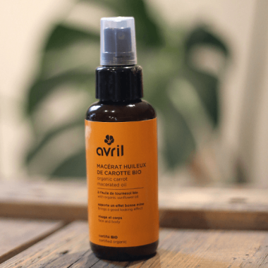 olej macerowany z marchwi ekologicznej AVRIL, 100 ML, CERTYFIKOWANY ORGANICZNIE