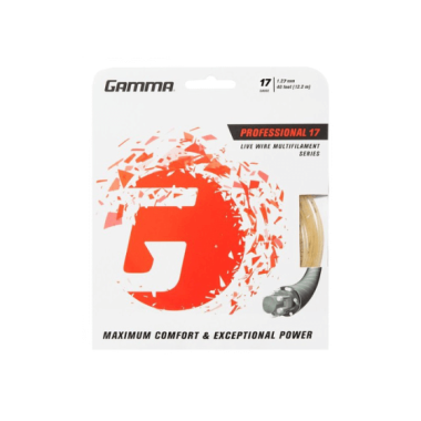 Sznurki tenisowe Gamma Live Wire Professional 17