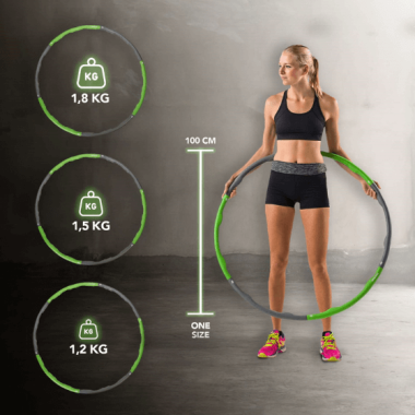 Koło gimnastyczne Tunturi Fitness Hula Hoop (1,2 kg)