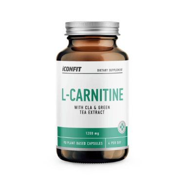 ICONFIT L-Karnityna Z CLA i Zieloną Herbatą (90 Kapsułek)
