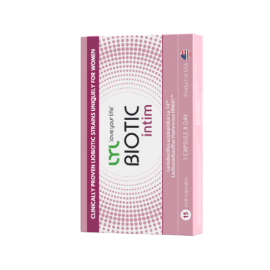 LYLBIOTIC intim Kompleks Bakterii Kwasu Mlekowego dla Kobiet, 15 kapsułek