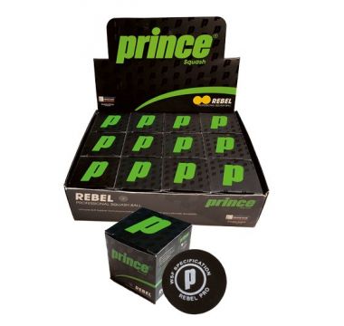 Piłka do squasha z niebieską kropką PRINCE REBEL (1 pc)