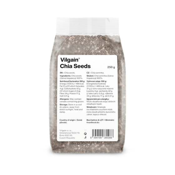 Nasiona chia 250 g Vilgain