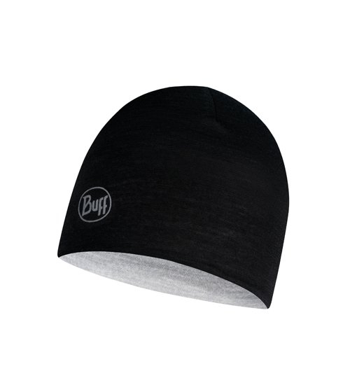 Czapka dziecięca Buff Merino Revers Hat Black