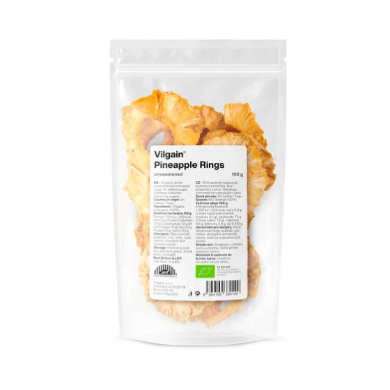 Vilgain Krążki Ananasowe, 100 g