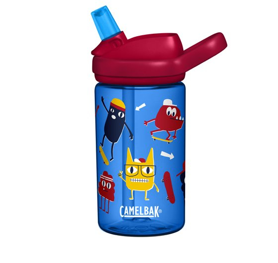 Dziecięca butelka na wodę CAMELBAK EDDY+ KIDS Skate Monster, 0,4 L