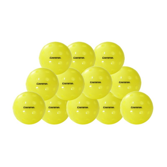 Piłki do pickleballa Photon Outdoor Ball Gamma, 12 szt.