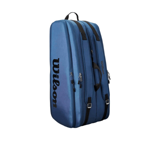 Torba tenisowa WILSON TOUR 12 PK Czarno/Niebieska