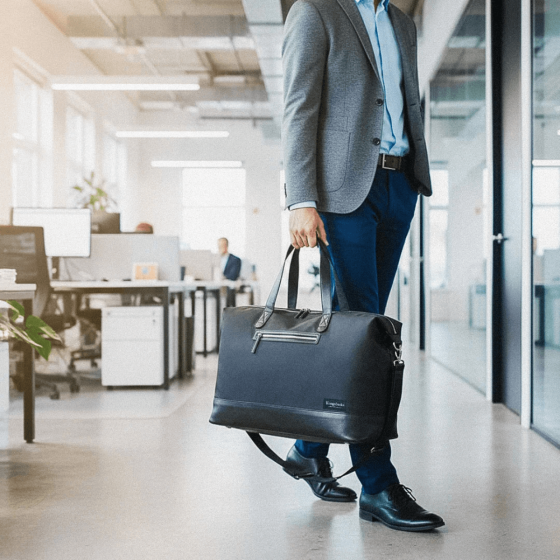 Torba weekendowa Ludvig 40L czarna KUNGSBACKA