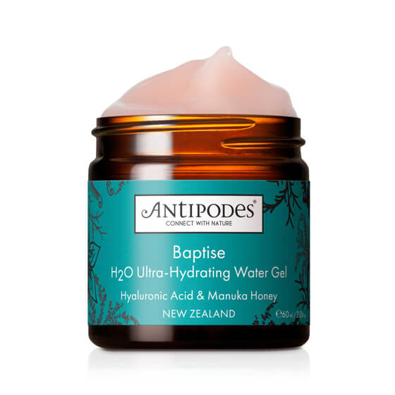 Intensywnie nawilżający żel na bazie wody Antipodes Baptise, 60 ml