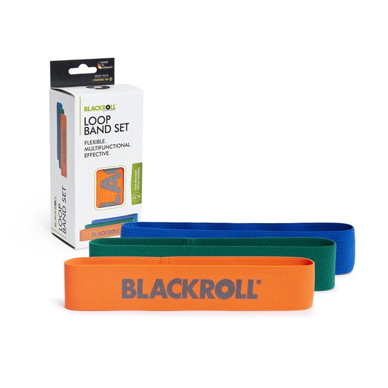 Zestaw gumy oporowej BLACKROLL LOOP BAND SET, 3 szt.