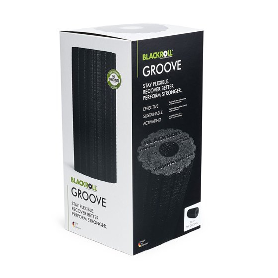 Wałek do masażu BLACKROLL GROOVE czarny (Standard)