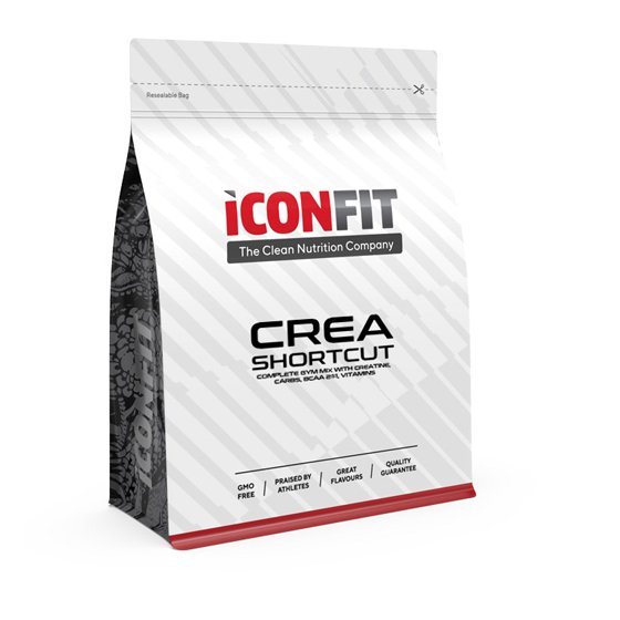 Suplement diety CREA Shortcut (kreatyna, BCAA, energia), 1 kg ICONFIT