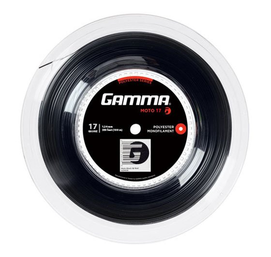 Sznurki tenisowe Gamma Moto 17 (1.24 mm), 100 m