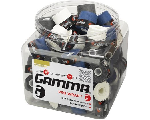 KOSZULKA TENISOWA GAMMA PRO WRAP REFILL BIAŁA 1GAB