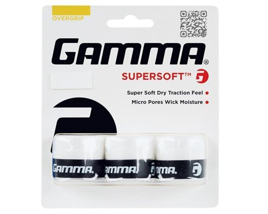SUKIENKA TENISOWA GAMMA SUPER MIĘKKA 3-PACK BIAŁA